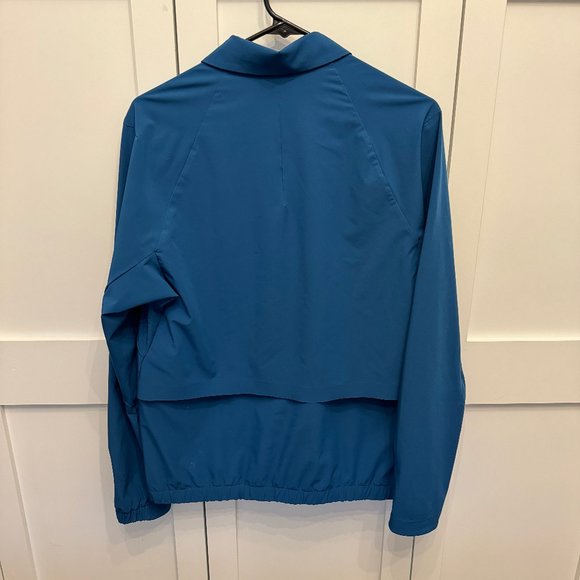 Lululemon Coaches Jacket - Men's Small - Teal Blue - Windbreaker -EUC - Picture 7 of 10
